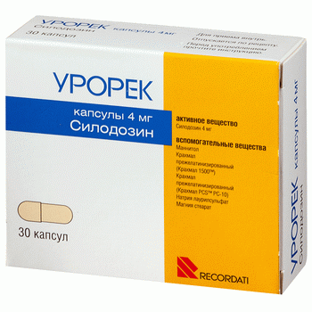 Урорек: інструкція із застосування ліків 8 мг і аналоги дешевше капсул Урорек