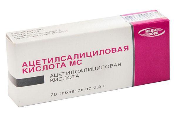 Кислота ацетилсаліцилова: інструкція із застосування таблеток, від чого допомагає