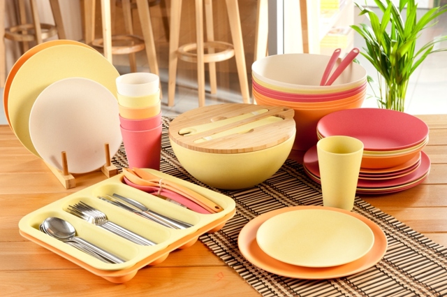 Бамбукова посуд для дітей: відгуки про бамбуковому волокні і набори
