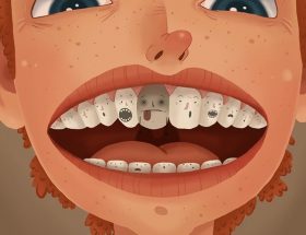 Чому темніють зуби у дорослих: причини потемніння і методи відбілювання емалі