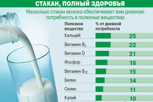 Молоко: користь і шкода, хімічний склад і енергетична цінність