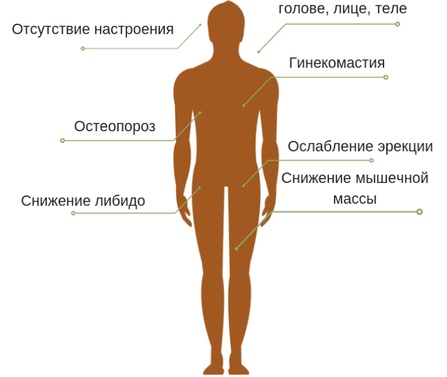 Гормональний збій у чоловіків: провокуючі фактори, клінічні прояви, методи обстеження та лікування
