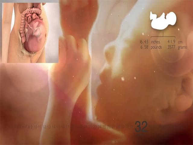 32 неделя беременности что происходит с малышом