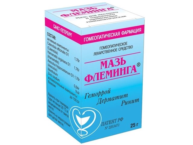 Мазь Флемінга: інструкція із застосування в ніс від нежиті і при гаймориті