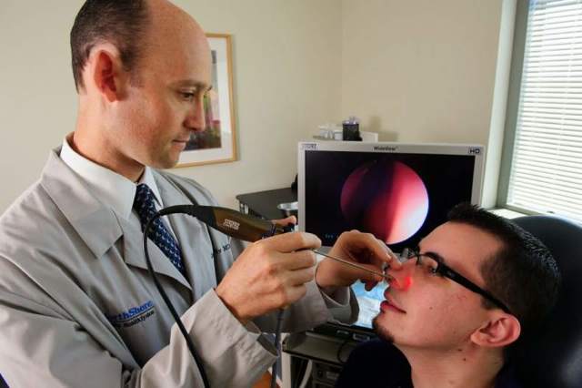 Ендоскопія носа: що показує дослідження ЛОР органів при огляді
